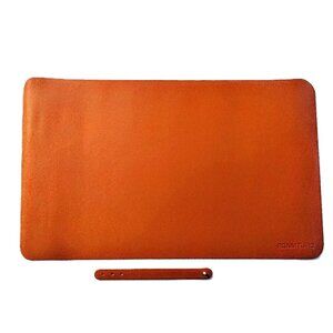 Desk Mat w/Rollup Strap ~ 23.6" x 13.7" ~ Brown PU Leather ~ Cork Backing ~ NEW!